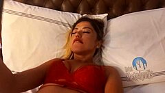 Latina Blonde Sends Creampie Video While Waiting For Lover