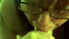 Wife in Nylon Teases Cock with Deep Sucking