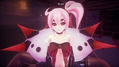 怪物女孩岛序章特色Adeline de la Toile la chica araña用舔舐操逼和3D阴部吓人却取悦