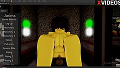 ロブロックスでチカFNAFを大きな黒いチンポでファック