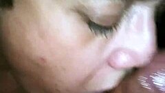 Momma Excels at Sucking Cock in Intense Blowjob