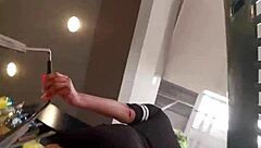 big ass tease in supermarket