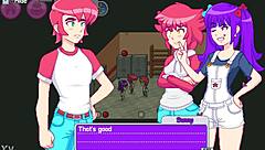 step sister and redhead friend caught in first time threesome with step bro