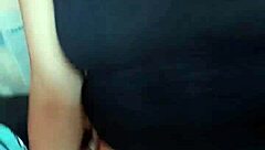 Amateur creampie with big natural tits and sexy ass