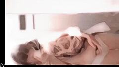 Amateur Japanese Shemale Masturbates Watching Mirror