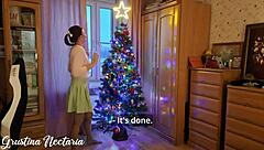 wanna see holiday blowjob under christmas tree?