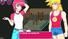 Adik tiri dan kawan rambut merah ditangkap dalam threesome pertama dengan abang tiri.