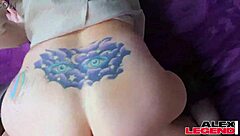 Blonde Slut Christie Stevens Teases With Stockings And Lingerie