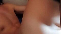 Amateur creampie with big natural tits and sexy ass