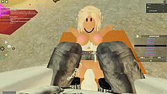 91 Roblox Porn With Wet Ass Shaking In Missionary And Riding Cum Assfucking