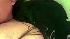 Kandy Kane, the chubby bbw wife, gives deepthroat blowjob to big tits in homemade video 😍