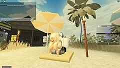 91 Roblox Porn With Wet Ass Shaking In Missionary And Riding Cum Assfucking