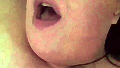 Kandy Kane, the chubby bbw wife, gives deepthroat blowjob to big tits in homemade video 😍