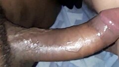 that black guy pounded his neighbor's ass bareback with 24cm, he screamed! 😈