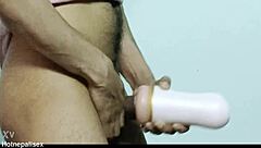 i'm jerking off with this fleshlight so intensely it feels unreal