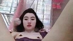 I am so horny, masturbating alone in my homemade amateur scene, feeling the pleasure