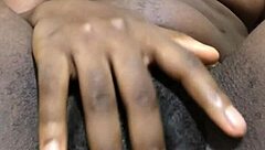 Amateur babe reaches orgasm with wet big pussy and creampie