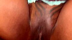 Hot Creamy Ebony Living Room Fucking