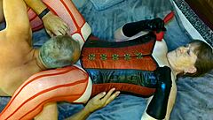 Steampunk Grannys Fingering & Cunni Cums