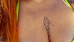 African exhibitionist flashes on the beach