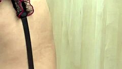 uniform girl in panties gets anal training