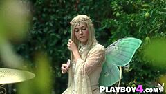 Petite Blonde Babe Eva Elfie Showed Stunning Body And Posed In Sexy Costume!