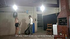 i got lucky with the blonde lady in cowgirl, err, costume