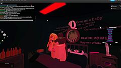 i had a rough quickie with this blonde bitch and her big black cock