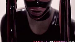 shemale in latex banging her boy 😈💥