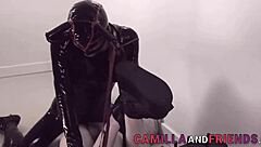 shemale in latex banging her boy 😈💥