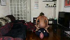 Mature Bodybuilder Fucks Policeman In Deepthroat Assfucking Session