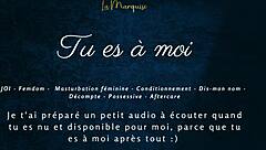 tu es à moi - french audio joi femdom instructions
