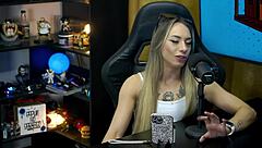 Ruan gives Bianca Demarchi a submissive fuck in the Brazilian podcast interview