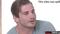 Petite hot blonde teen 18+ feels the thrill as lucky husband fucks her hard while milf watches and masturbates