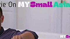 Cute asian babe asia lee gets lifted and enjoys activity