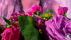 Can Cute Bitch Handle Huge Dildo Sucking and Riding?