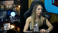 Ruan gives Bianca Demarchi a submissive fuck in the Brazilian podcast interview