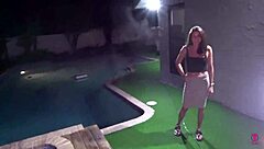 Five girls bang pizza guy in reverse blowbang action!