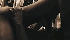 This babe's pussy riding big cock on bed, moaning so loud