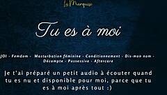 tu es à moi - french audio joi femdom instructions