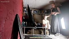 Eryn's first time on the one bar prison, wow!