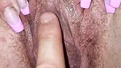 i'm touching my pussy with my lesbian friend, oh god it's so wet and slippery