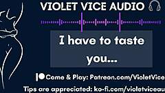 female student dominates art model with rough blowjob 😈