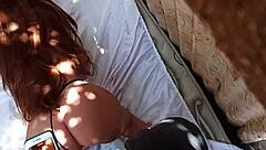 She begged to stop but I kept fucking her ass in the public shower until I came on her face