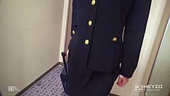 Nao Mizuki invita a mirar su zona íntima en escena japonesa de corrida interna