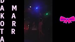 i saw dakota marr pole dancing in nebraska strip club and her clothes ripped