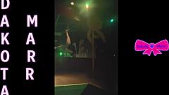 i saw dakota marr pole dancing in nebraska strip club and her clothes ripped