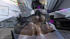 The BLACK THOT Gets Her ASS STRETCHED By A MONSTER BBC In This Intense Scene