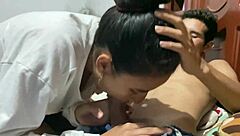 I Suck My Stepson's Tits, Then He Licks My Pussy and Fucks My Ass Hard!