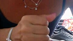 Outdoor tent relaxation with warm milk